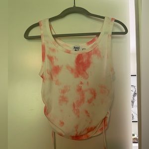 Pink tie dye Princess Polly tank top, size 12